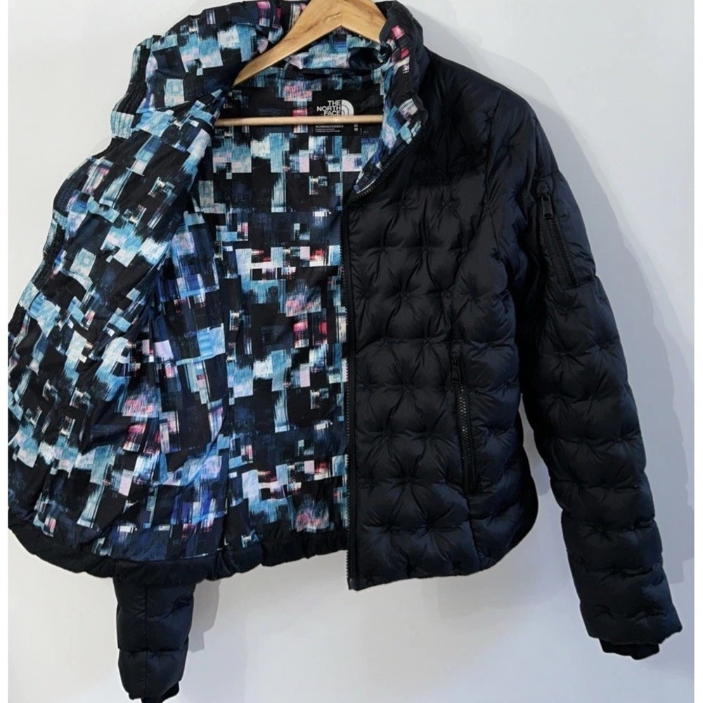 The North Face Holladown Water Repellent 550-Fill Down Crop Jacket Sz Med